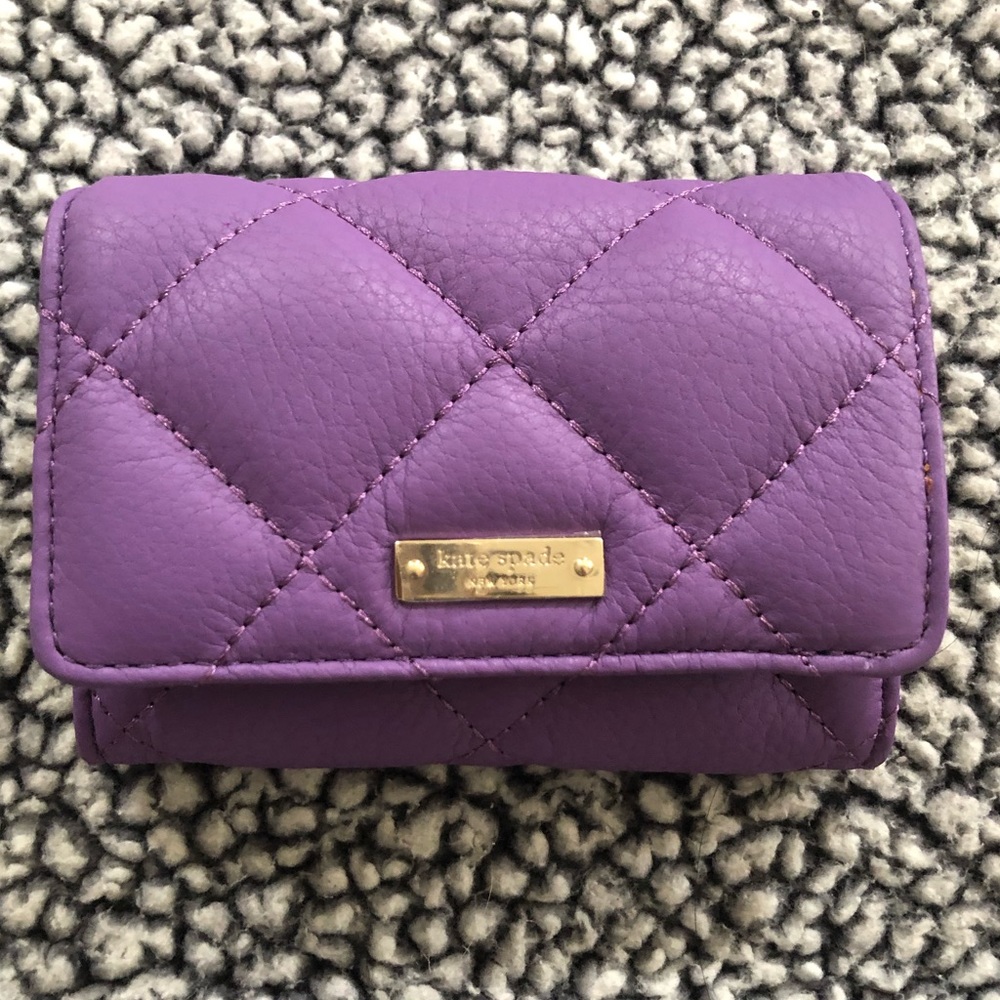 Kate Spade • Quilted Small Wallet • Lilac